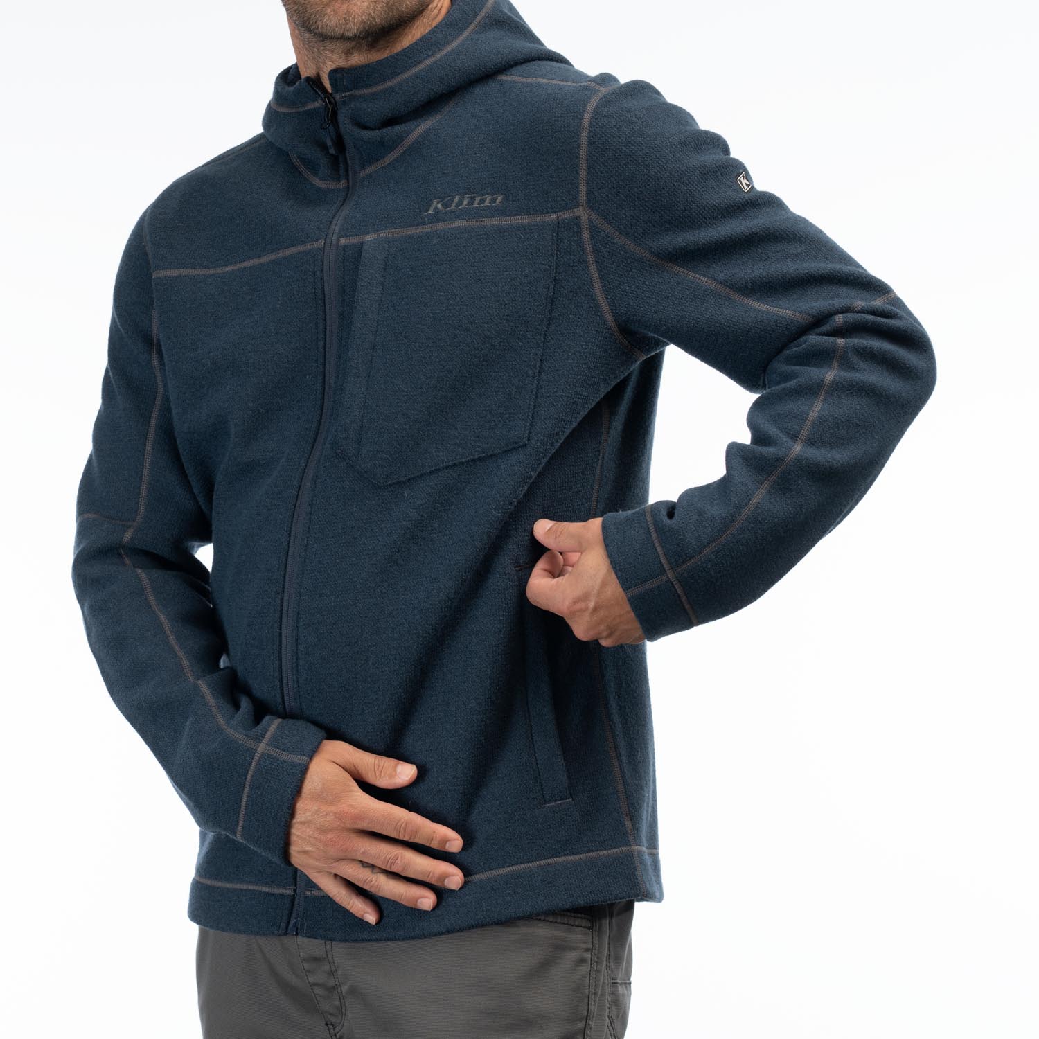 Bighorn Canyon Wool Fleece Hoodie